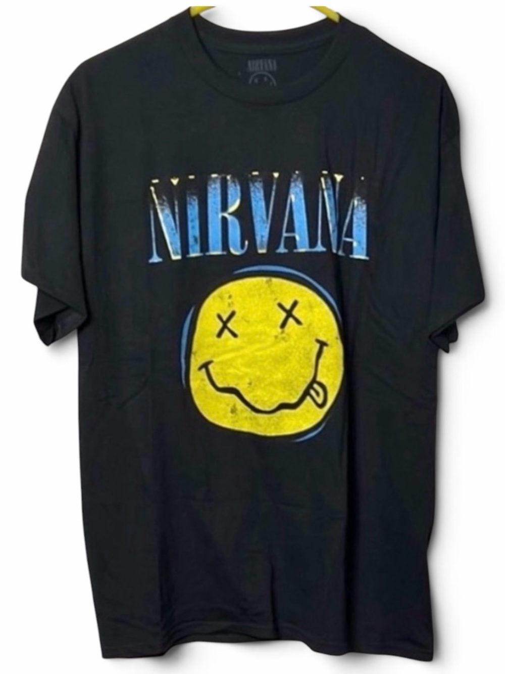 Nirvana Black Graphic T-Shirt Size Large - Picture 1 of 7